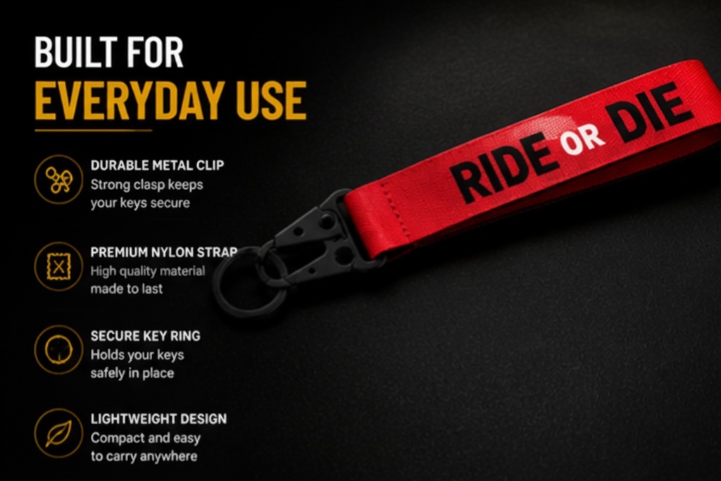 Culture™ Ride or Die Keychain.