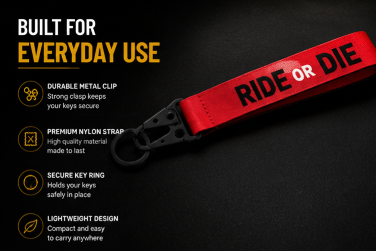 Culture™ Ride or Die Keychain.
