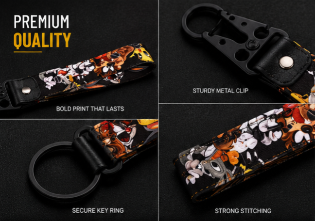 Culture™ Looney Tunes Keychain.🔥( Best optoin)