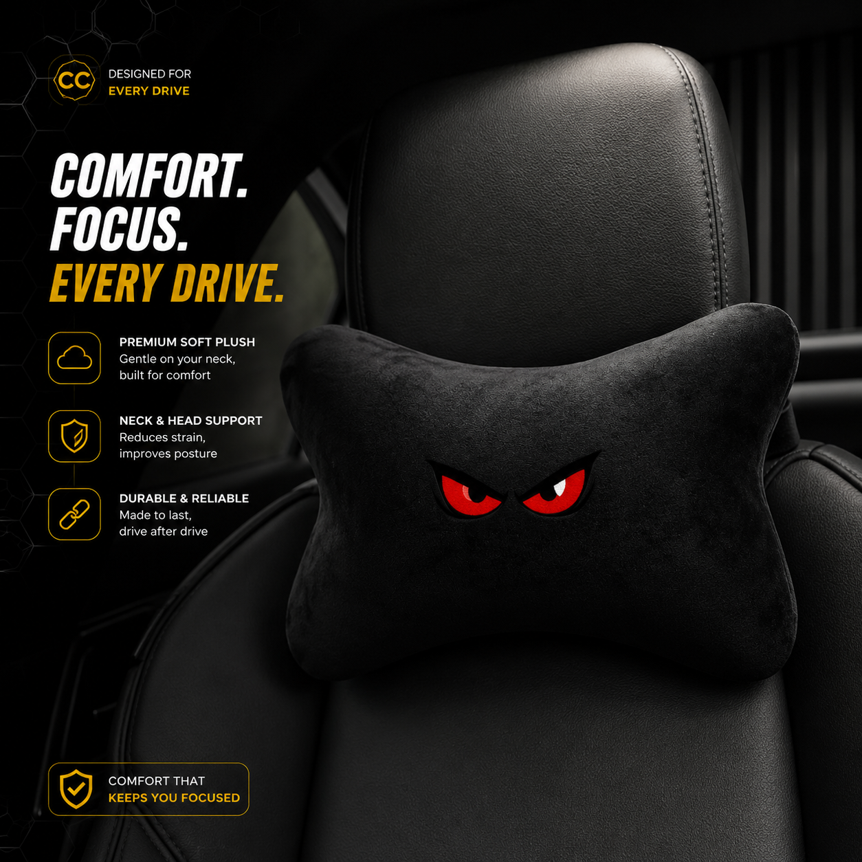 Culture™ Ergonomic Car Neck Pillow