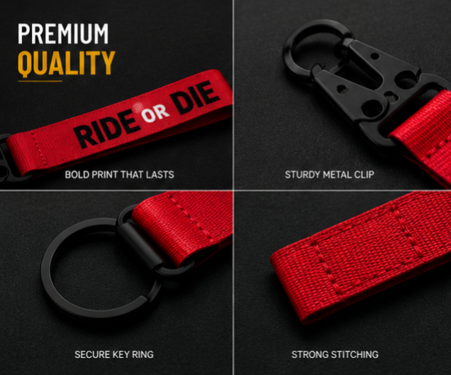 Culture™ Ride or Die Keychain.