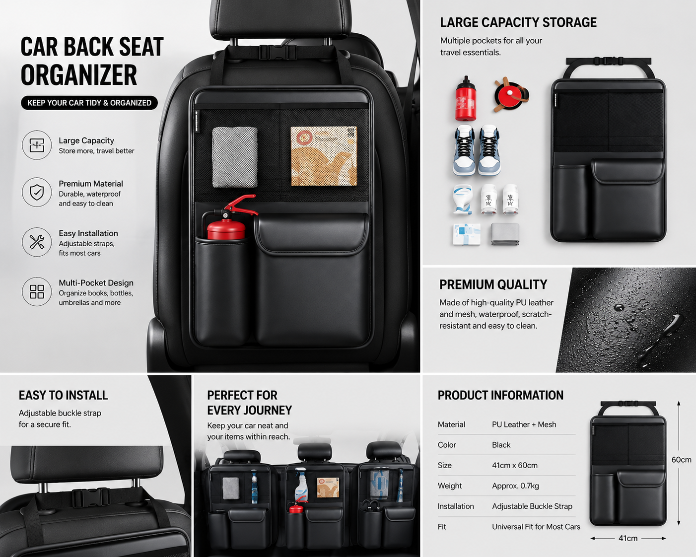 Culture™ Premium Car Organizer.