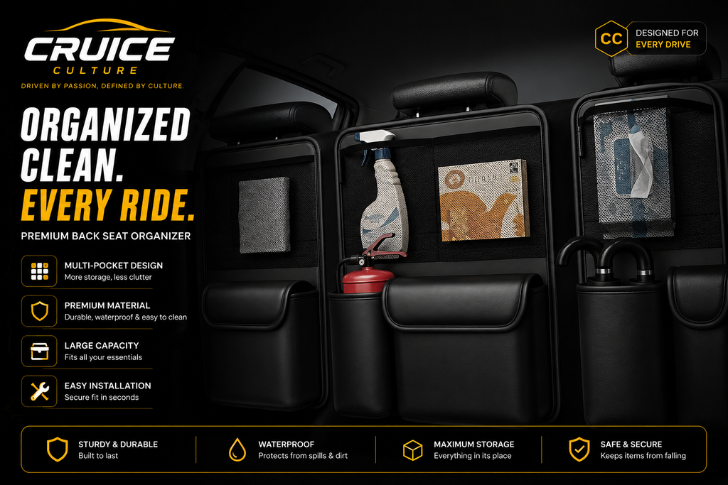 Culture™ Premium Car Organizer.